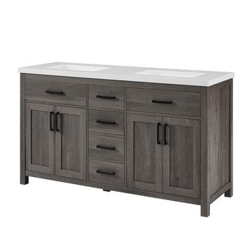 Ella 60" Double-Sink Bathroom Vanity Set