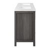 Juego de tocador de baño con lavabo doble Daisy de 60"