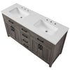 Ensemble de meuble-lavabo à double vasque Ella de 60 po