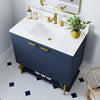 Ensemble de meuble-lavabo simple de 36 po Calletano