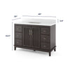 Oberman 48" Single-Sink Bathroom Vanity Set