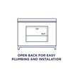 Oberman 48" Single-Sink Bathroom Vanity Set