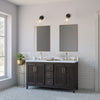 Oberman 60" Double-Sink Bathroom Vanity Set