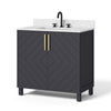 Roundstone 36" Single-Sink Bathroom Vanity Set