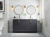 Roundstone 60" Double-Sink Bathroom Vanity Set