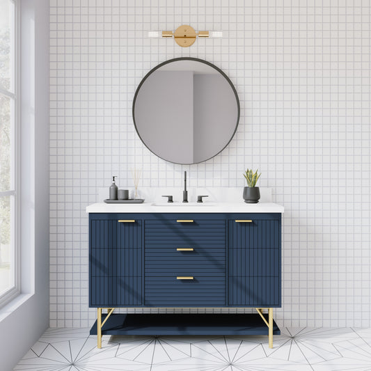 Calletano 48" Single-Sink Bathroom Vanity Set