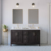 Oberman 60" Double-Sink Bathroom Vanity Set